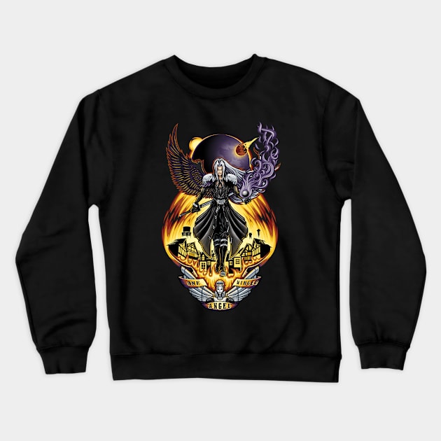 One Winged Angel Crewneck Sweatshirt by TrulyEpic